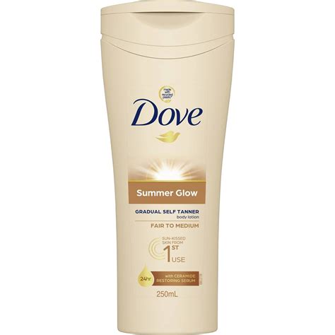 dove summer glow body lotion.